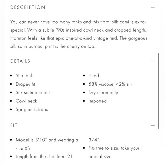 Alice + Olivia Harmon Drapey Slip Tank, Hampton Floral - Picture 7 of 14